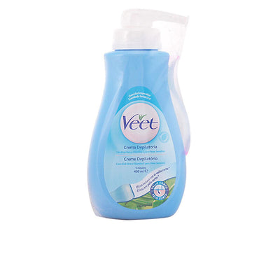 Body Hair Removal Cream Veet Sensitive skin Aloe Vera (400 ml) - Top Dog Cosmetics