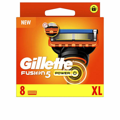 Shaving Razor Gillette Fusion 5 Power (8 Units) - Top Dog Cosmetics