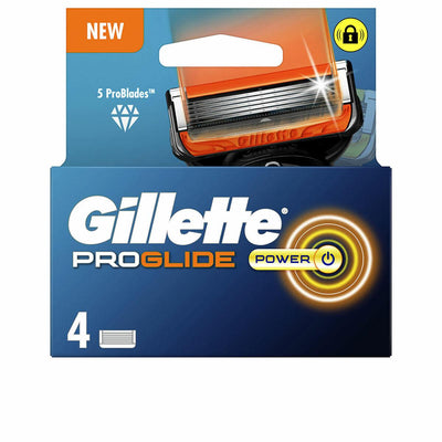 Shaving Razor Gillette Fusion Proglide Power (4 Units) - Top Dog Cosmetics