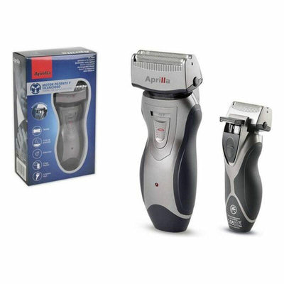 Rechargeable Electric Shaver Aprilla 514.002.125 Black Silver - Top Dog Cosmetics