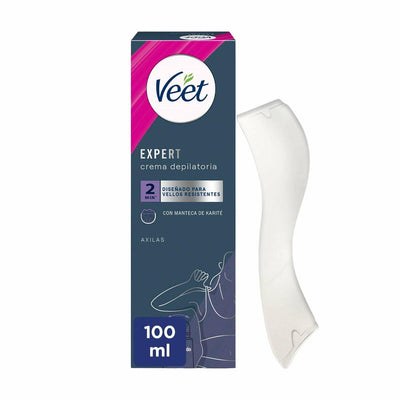 Body Hair Removal Cream Veet Expert Underarms 100 ml - Top Dog Cosmetics